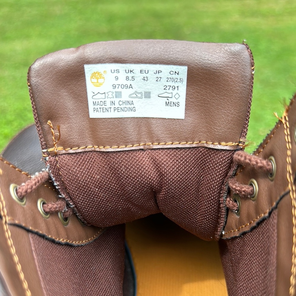 Timberland Men's Brown and Tan Leather Boots - Picture 8 of 14